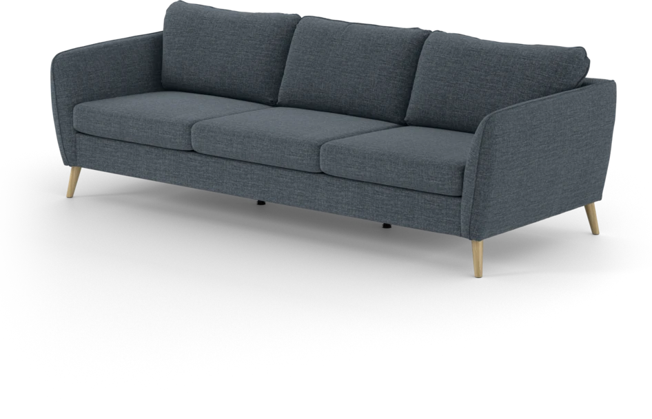 County - 3-sits soffa - Blå