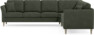 Eden - Hörnsoffa, 3+3-sits - Grön