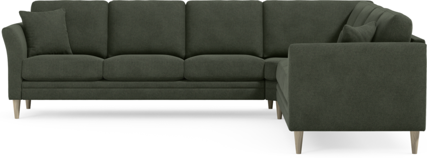 Eden - Hörnsoffa, 3+3-sits - Grön