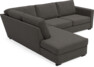 Friday - 2,5-sits soffa med divan vänster - Grå
