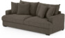 Mila - 3-sits soffa - Brun