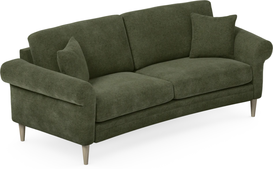 Eden - 2,5-sits soffa svängd - Grön