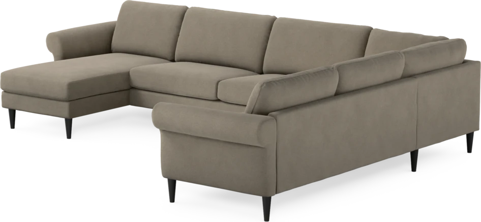 Bridge - Hörnsoffa, 3+2-sits med schäslong vänster - Beige