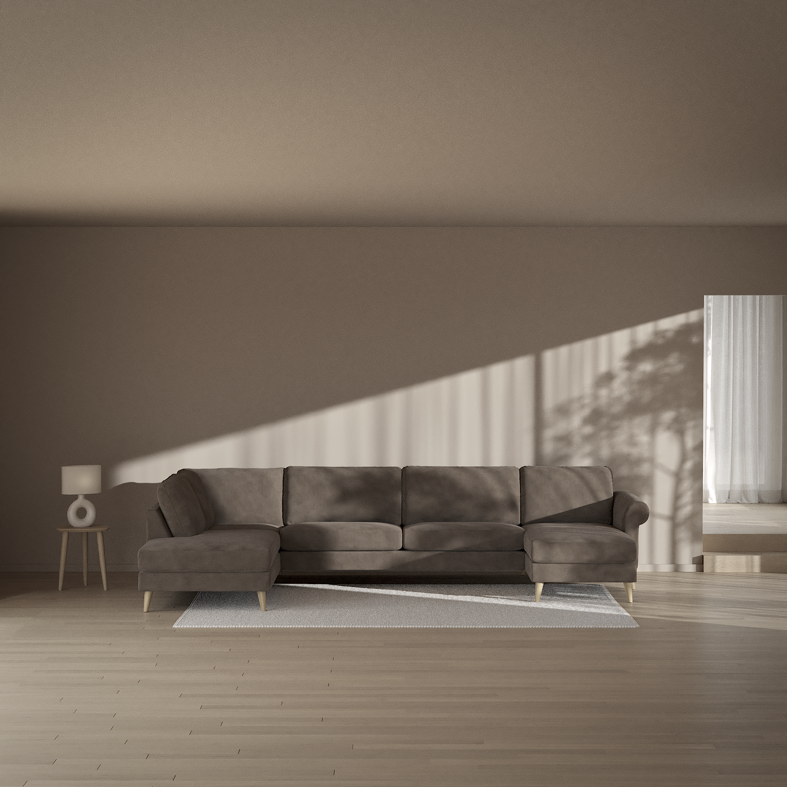Bridge - 3-sits soffa med divan vänster och schäslong höger - inspiration