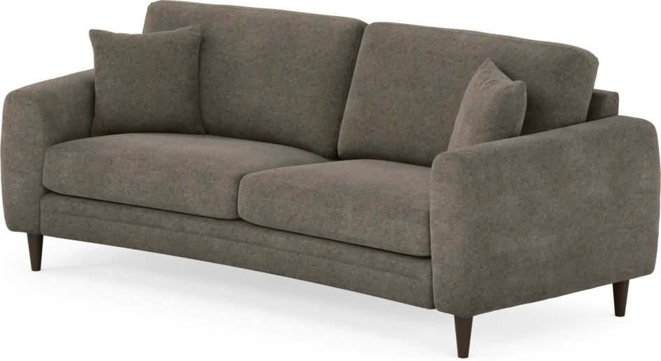 Eden - 2,5-sits soffa svängd - Brun