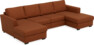 Friday - 2-sits soffa med två schäslonger - Orange