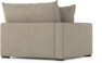 Rossi - 1,5-sits med armstöd vänster - Beige