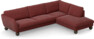 Madison Lux - 3-sits soffa med divan höger - Rosa
