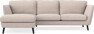 Madison Lux - 2-sits soffa med schäslong vänster - Beige