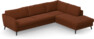 County - 2,5-sits soffa med divan höger - Röd