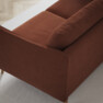 Madison Lux - 2-sits soffa med schäslong vänster - Röd