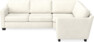 Friday - Hörnsoffa, 2,5+1,5-sits - Vit
