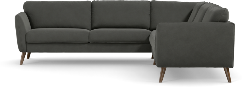 Bridge - Hörnsoffa, 3+3-sits - Grå