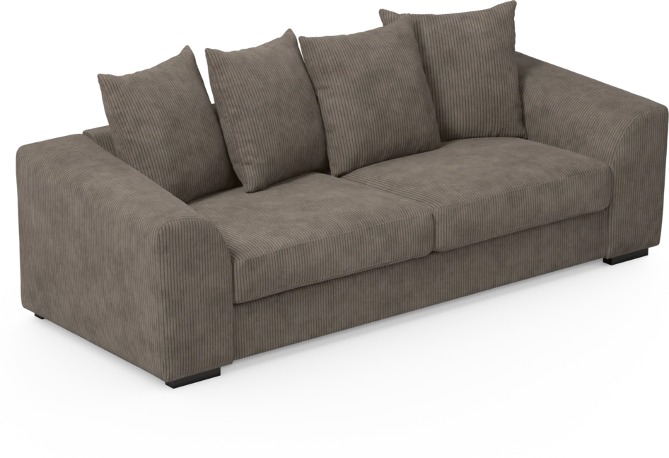 Town - 3-sits soffa - Brun