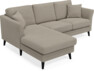 Eden - 2-sits soffa med schäslong - Beige