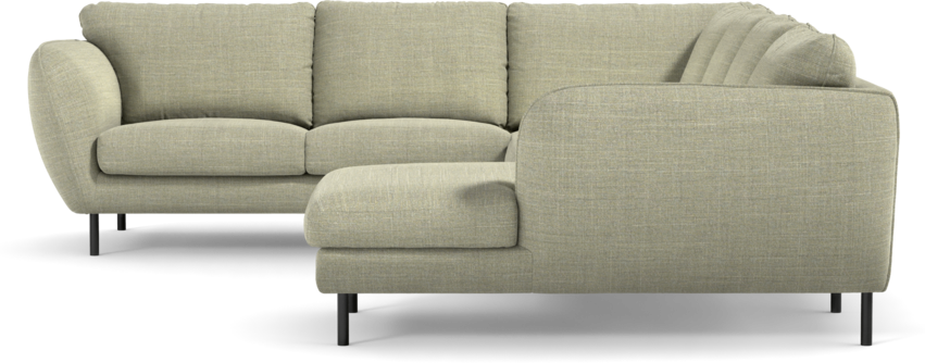 Madison Lux - Hörnsoffa med schäslong höger - Grön