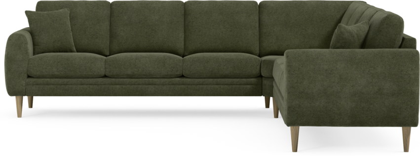 Eden - Hörnsoffa, 3+3-sits - Grön