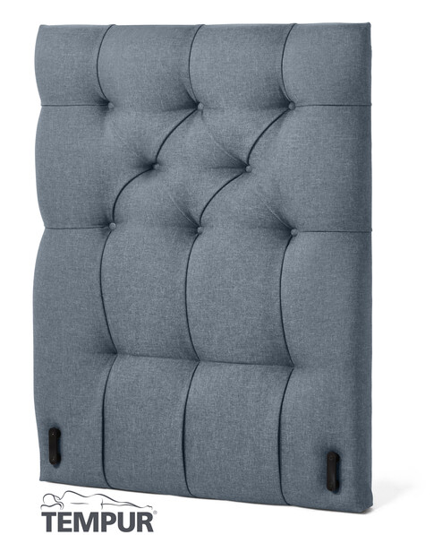 Promise pikerad L - Sänggavel, 80-210 cm - Blå