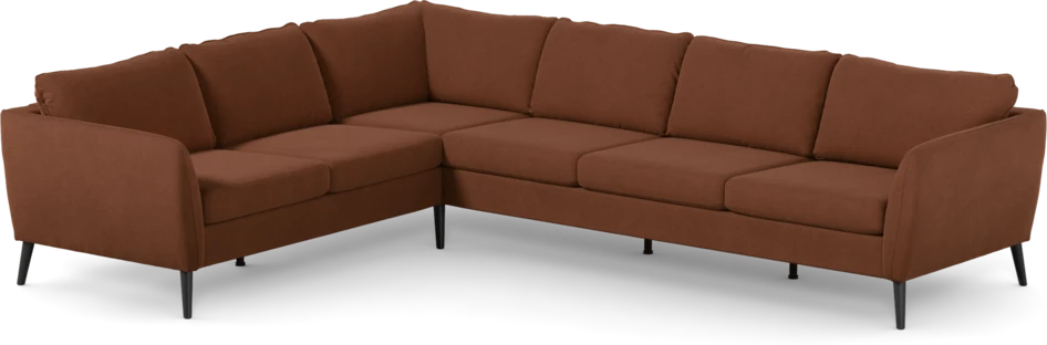 County - Hörnsoffa, 2+3-sits - Orange