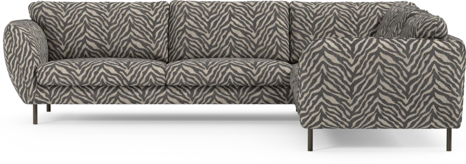 Madison Lux - Hörnsoffa 3+2-sits, hörn 1 - Svart