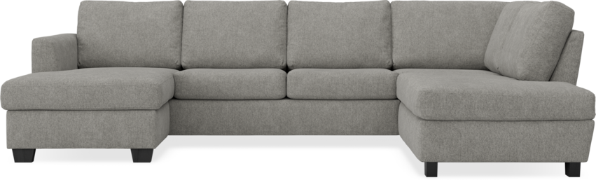 Friday - 3-sits soffa med schäslong vänster och divan höger - Grå