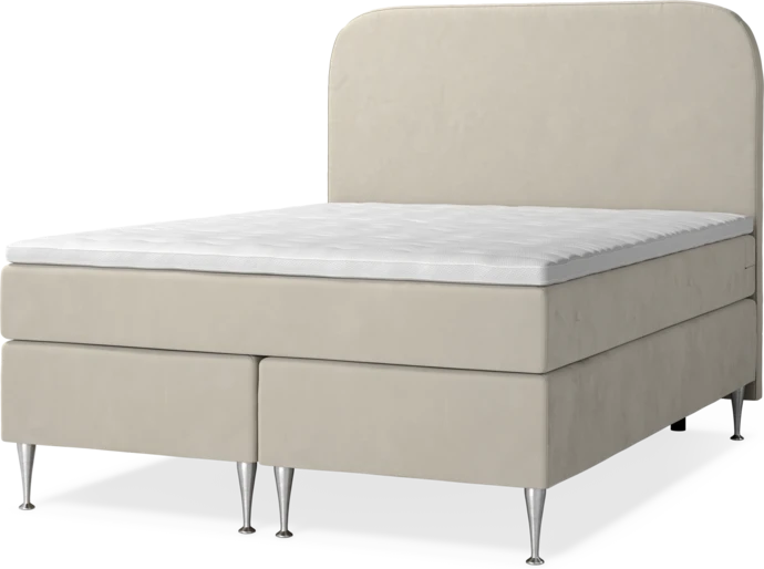 New York Supreme, Kontinentalsäng, dubbelsäng med bäddmadrass och sänggavel slät