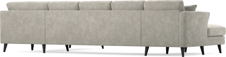 Eden - 3-sits soffa med schäslong vänster och divan höger - Grå