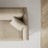 Eden - 2-sits soffa med divan - Beige