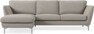 Madison Lux - 2-sits soffa med schäslong vänster - Beige