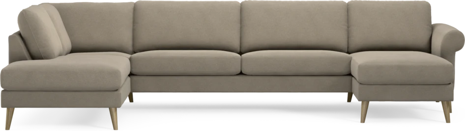 Bridge - 3-sits soffa med divan vänster och schäslong höger - Beige