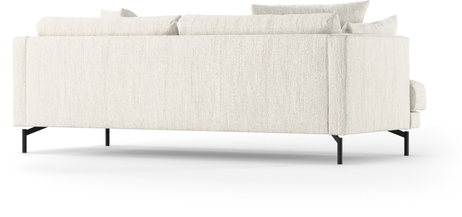 Harper - 3-sits soffa, hel dyna - Vit