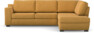 Friday - 2,5-sits soffa med divan höger - Gul