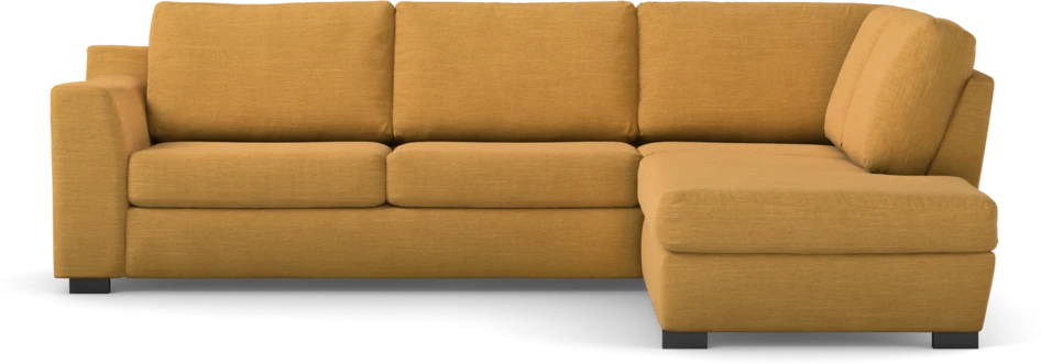 Friday - 2,5-sits soffa med divan höger - Gul