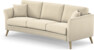 Eden - 3-sits svängd - Beige