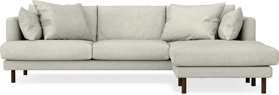 Harper - 4-sits med schäslong höger  - Beige