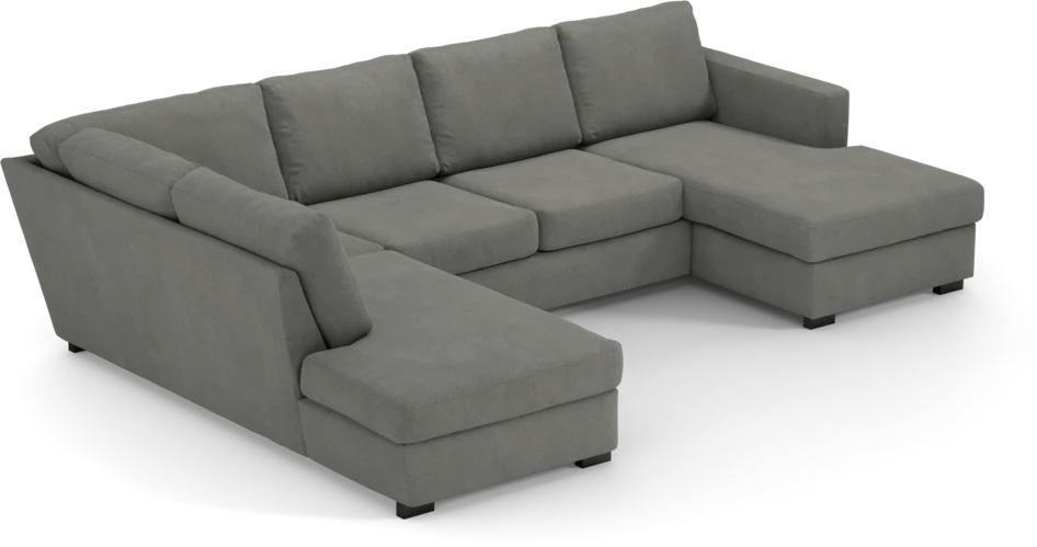 Friday - 3-sits soffa med divan vänster och schäslong höger - Grå