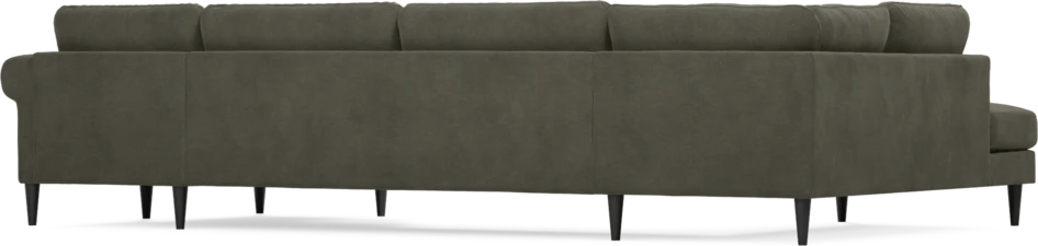 Bridge - 3-sits soffa med divan vänster och schäslong höger - Grå