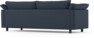 Cherrie - 3-sits soffa, fast klädsel - Blå