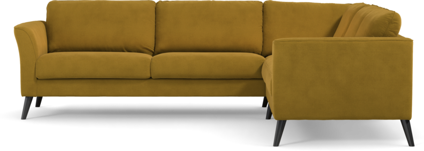 Bridge - Hörnsoffa, 3+2-sits - Gul