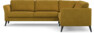 Bridge - Hörnsoffa, 3+2-sits - Gul