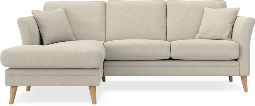 Eden - 2-sits soffa med schäslong - Beige