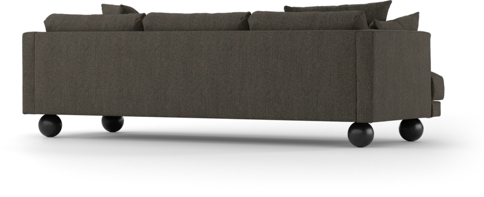 Harper - 4-sits soffa - Brun
