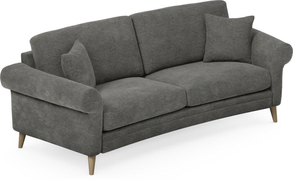Eden - 2,5-sits soffa svängd - Grå