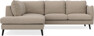 Madison - 2-sits soffa med divan vänster - Beige