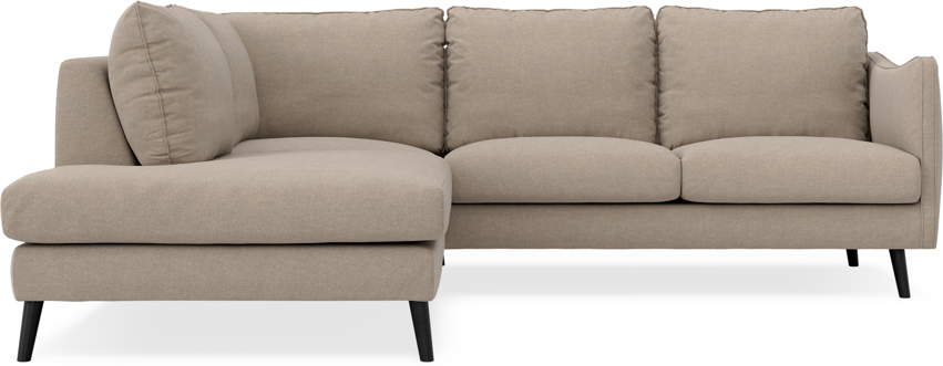 Madison - 2-sits soffa med divan vänster - Beige
