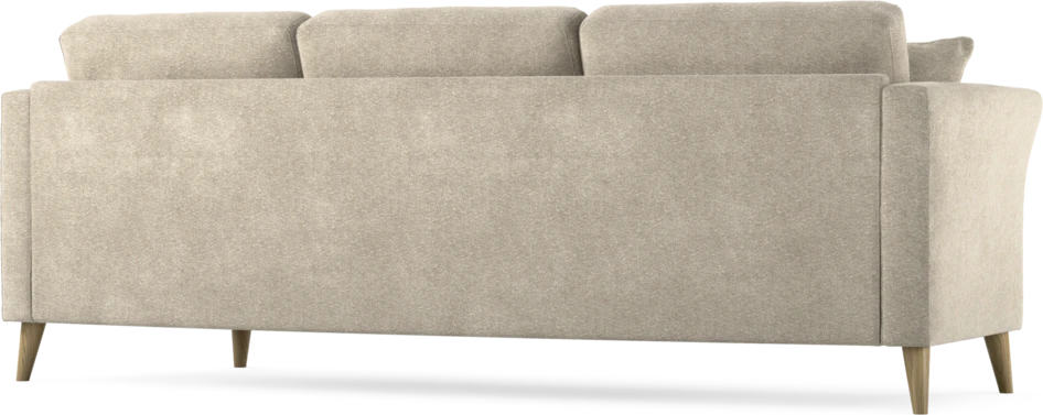 Eden - 3-sits soffa svängd - Beige