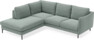 Madison - 2-sits soffa med divan vänster - Turkos