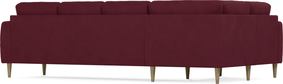 Eden - Hörnsoffa, 1+3-sits - Röd