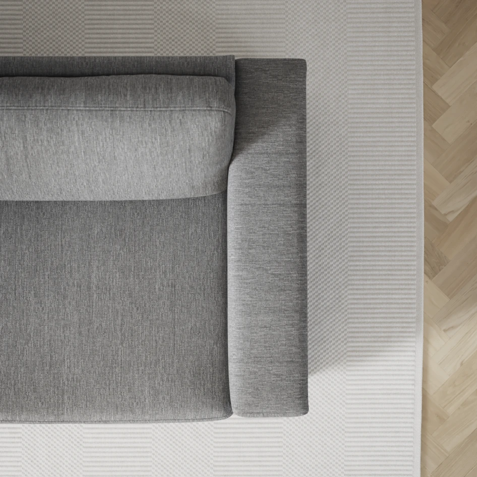 Nevada - 3-sits soffa med divan vänster - Grå