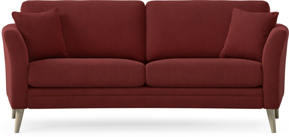 Eden - 2,5-sits soffa svängd - Röd